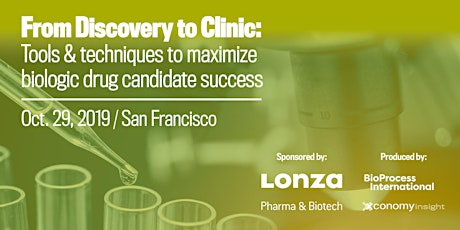 From Discovery to Clinic: Approaches & Tools for Biopharma Success - San Francisco primary image