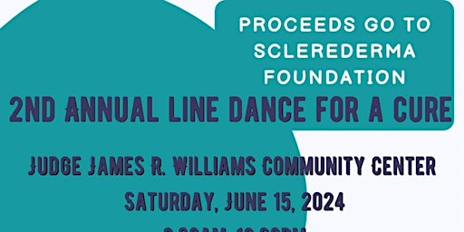 Imagem principal do evento 2nd Annual Scleroderma Line Dance 4 a Cure