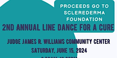Imagem principal do evento 2nd Annual Scleroderma Line Dance 4 a Cure