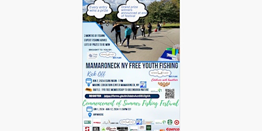 Imagen principal de Fish Hut Free Youth Fishing Event: Mamaroneck Marine Education! NotSoldOut!