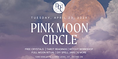Full Pink Moon Circle  primärbild