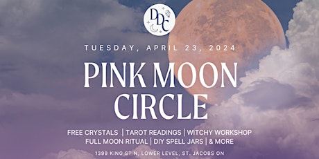Full Pink Moon Circle