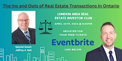 Imagem principal do evento The Ins and Outs of Real Estate Transactions in Ontario