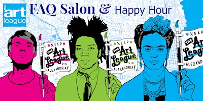 Imagen principal de FAQ Salon Happy Hour #4: Get the Scoop on The Art League!