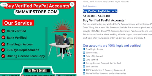 Image principale de Buy Full US Verified Paypal Accounts