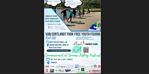 Image principale de Fish Hut Free Youth Fishing Event: Van Cortland Park! (Not Sold Out)