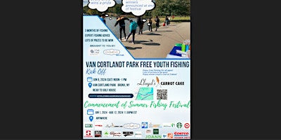 Primaire afbeelding van Fish Hut Free Youth Fishing Event: Van Cortland Park!
