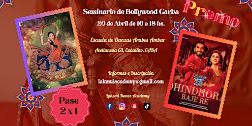 Imagem principal de Seminario de Bollywood  Garba