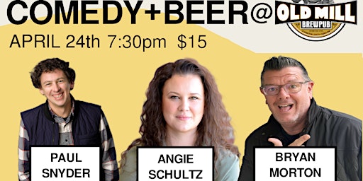 Comedy + Beer at Old Mill Brewpub primary image