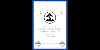 Koso After Dark: Ramen Edition primary image