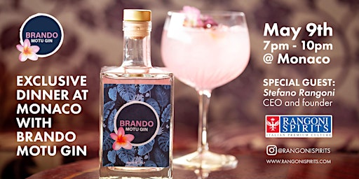 Exclusive Brando Motu Gin 5 Course Paired Dinner primary image