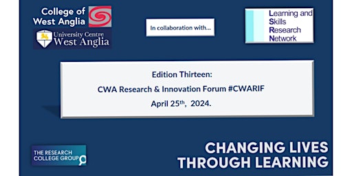 CWA Research & Innovation Forum (#CWARIF) primary image