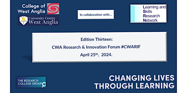 CWA Research & Innovation Forum (#CWARIF)