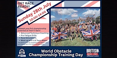 Imagem principal do evento 2024 TEAM U.K OCR World Championships Prep Training Day