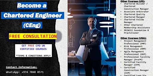 Primaire afbeelding van Chartered Engineer/Manager Membership Mentoring/Coaching Programme