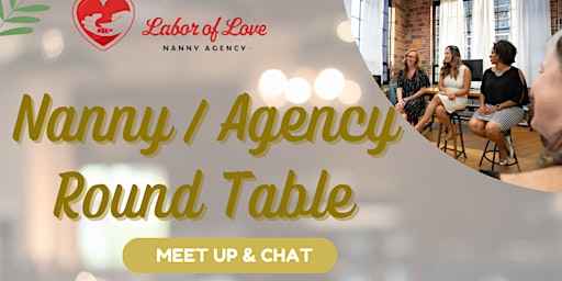 Imagem principal do evento Nanny/Agency Round Table