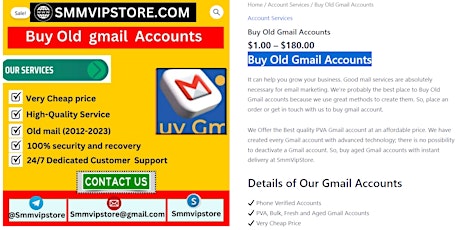 Buy Gmail Accounts | Bulk PVA Accounts For Sale 100% ...