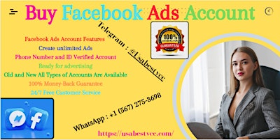 Primaire afbeelding van Buy Facebook Ads Accounts. $100.00 — $520.00