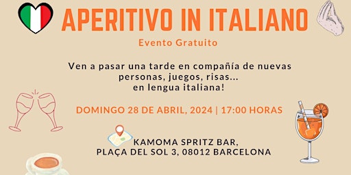 Imagen principal de Aperitivo in italiano