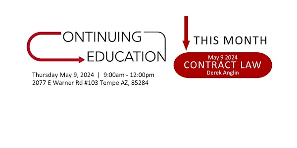 May's CE Class - Contract Law