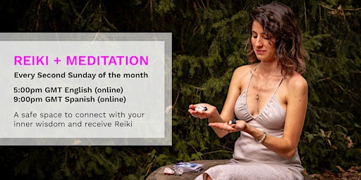 Primaire afbeelding van Online Reiki + Meditation Circle