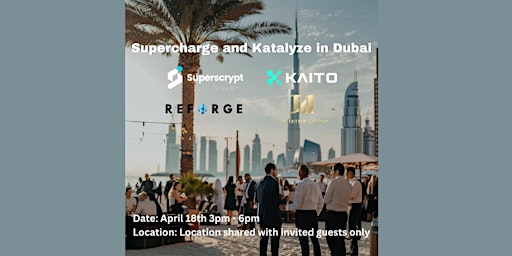 Supercharge and Katalyze: with Superscrypt, Reforge, Kaito, and J17 Capital  primärbild