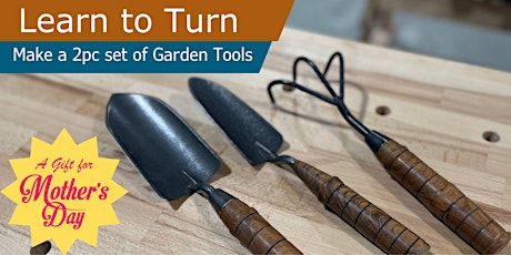 Turn handles for a 2 piece Garden Tool Set
