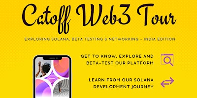 Imagem principal do evento Catoff Web3 India Tour: Exploring Solana Crypto Gaming Kolkata Edition