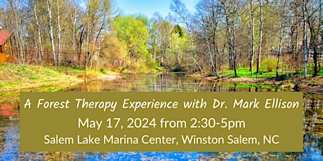 Forest Therapy Experience with Dr. Mark Ellison (Part of Active Hope Conf)
