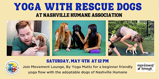 Imagem principal do evento Yoga with Rescue Dogs at Nashville Humane
