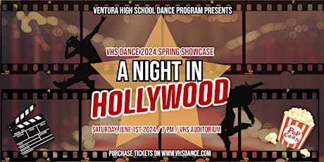 A NIGHT IN HOLLYWOOD - VHS DANCE SPRING CONCERT