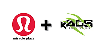 Imagem principal do evento KAOS Group Training at lululemon Miracle Plaza