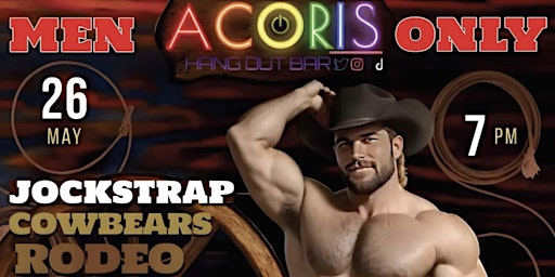 Imagem principal do evento Jockstrap Cowbears Rodeo Night - MEN ONLY! @ Caguas