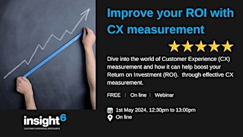 Hauptbild für Improve your ROI with CX measurement