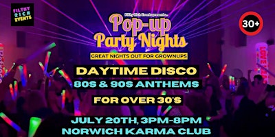 Immagine principale di 80s & 90s Daytime Disco / Clubbing  for over 30s 