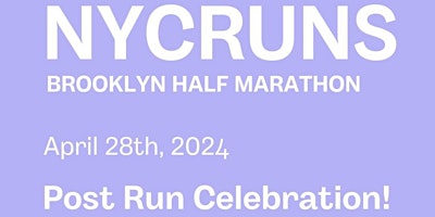 Image principale de Brooklyn Half Marathon Post Run Celebration