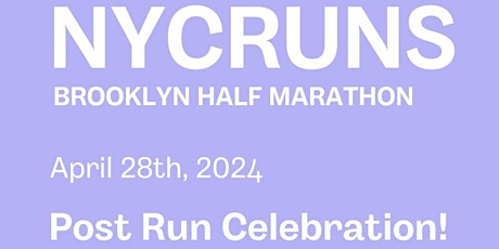 Brooklyn Half Marathon Post Run Celebration