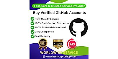 Image principale de Buy Verified GitHub Accounts with PVA Verification ( New & Old )