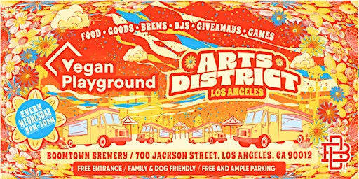 Immagine principale di Vegan Playground LA Arts District - Boomtown Brewery - April 17,  2024 