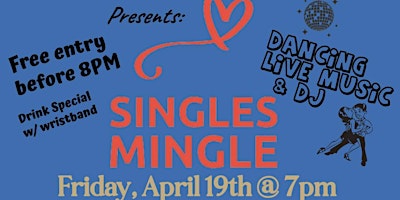 Imagen principal de SINGLES MINGLE Dance & Social event at Charley's Los Gatos!!