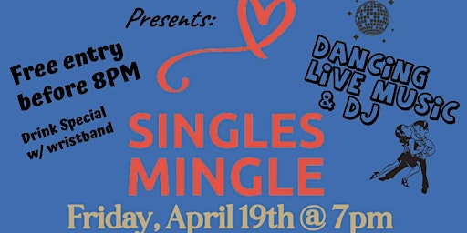 SINGLES MINGLE Dance & Social event at Charley's Los Gatos!! primary image