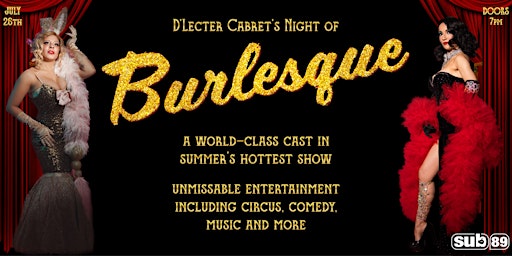 Imagem principal do evento A Night of Burlesque