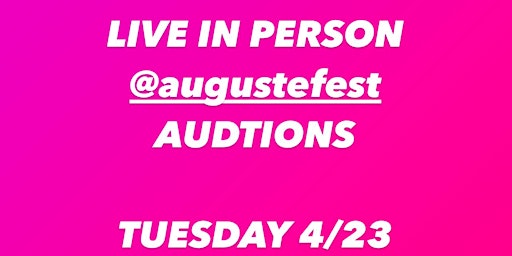 Image principale de TACO TUESDAY Augustefest Auditions