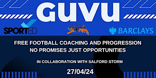 Imagem principal do evento Guvu SC Presents First Chance Football