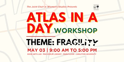 Atlas in a Day Workshop/Atelier Atlas en un jour primary image
