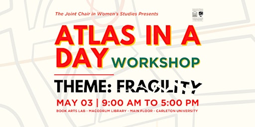 Primaire afbeelding van Atlas in a Day Workshop/Atelier Atlas en un jour