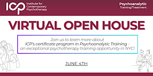Imagem principal do evento Virtual Psychoanalytic Training Open House