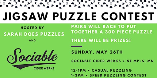 Imagem principal de Sociable Cider Werks Jigsaw Puzzle Contest