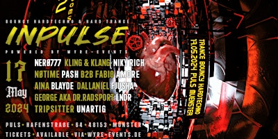 Primaire afbeelding van wyre-events pres. INPULSE RAVE w/ 15 ACTS!!!