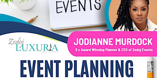 Primaire afbeelding van Zedoj Luxuria's Event Planning Master Class